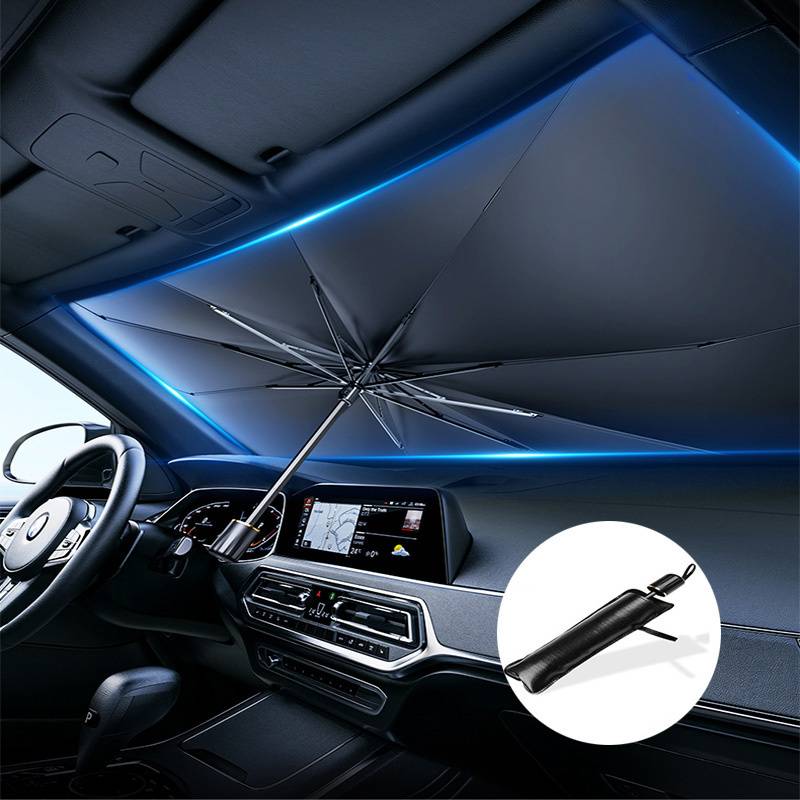 Protect Your Car from the Sun with a Portable, Foldable Car Windshield Sunshade