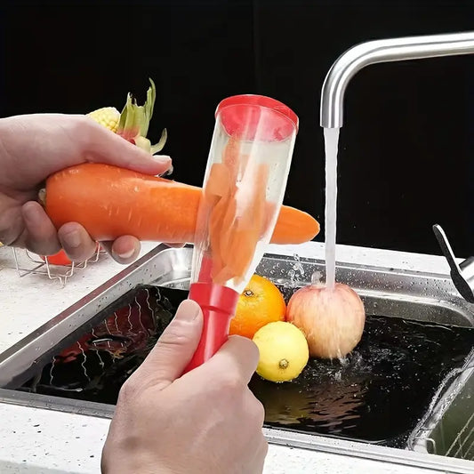 1pc, Upgrade Your Kitchen with This Multifunctional Storage Type Peeler - Perfect for Peeling Vegetables and Fruits, For Hotels/Commercial Restaurants/Supermarkets/Food Trucks