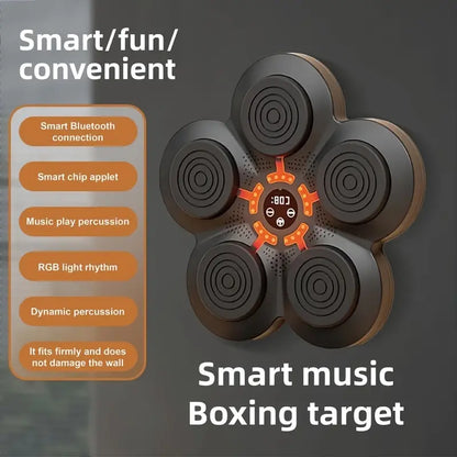 1 Smart Interactive Boxing Machine with Adjustable Height, USB Charging, Speed and Agility Training Equipment, Ideal Christmas and Valentine's Day Gift