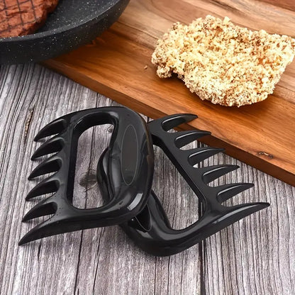 Heavy Duty Stainless Steel Meat Claw Set - Ultra Sharp Blades & Heat Resistant For Easy Shredding, Slicing & Use - Perfect BBQ Accessory & Gift for Men