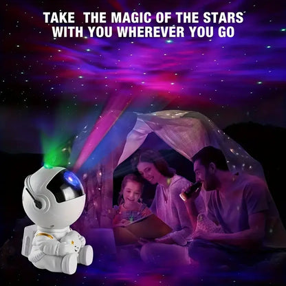 New Led Sky Nebula Atmosphere Lamp Home Star Light Astronaut Galaxy Projector Smart Astronaut Star Moving Starry Sky Night Light Star Projector Spaceman Projector