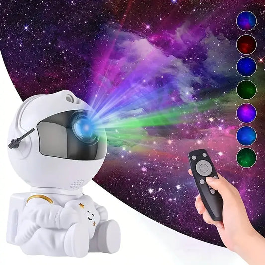 New Led Sky Nebula Atmosphere Lamp Home Star Light Astronaut Galaxy Projector Smart Astronaut Star Moving Starry Sky Night Light Star Projector Spaceman Projector