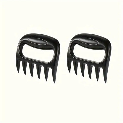 Heavy Duty Stainless Steel Meat Claw Set - Ultra Sharp Blades & Heat Resistant For Easy Shredding, Slicing & Use - Perfect BBQ Accessory & Gift for Men