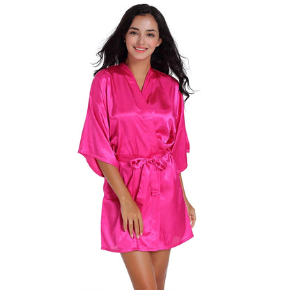 Silky Bridesmaid Satin Robes