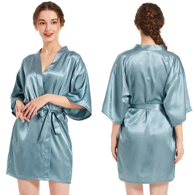 Silky Bridesmaid Satin Robes