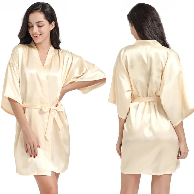 Silky Bridesmaid Satin Robes