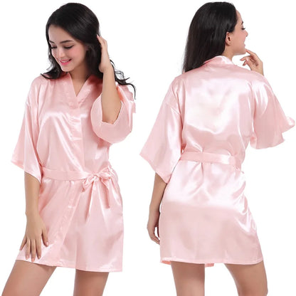 Silky Bridesmaid Satin Robes