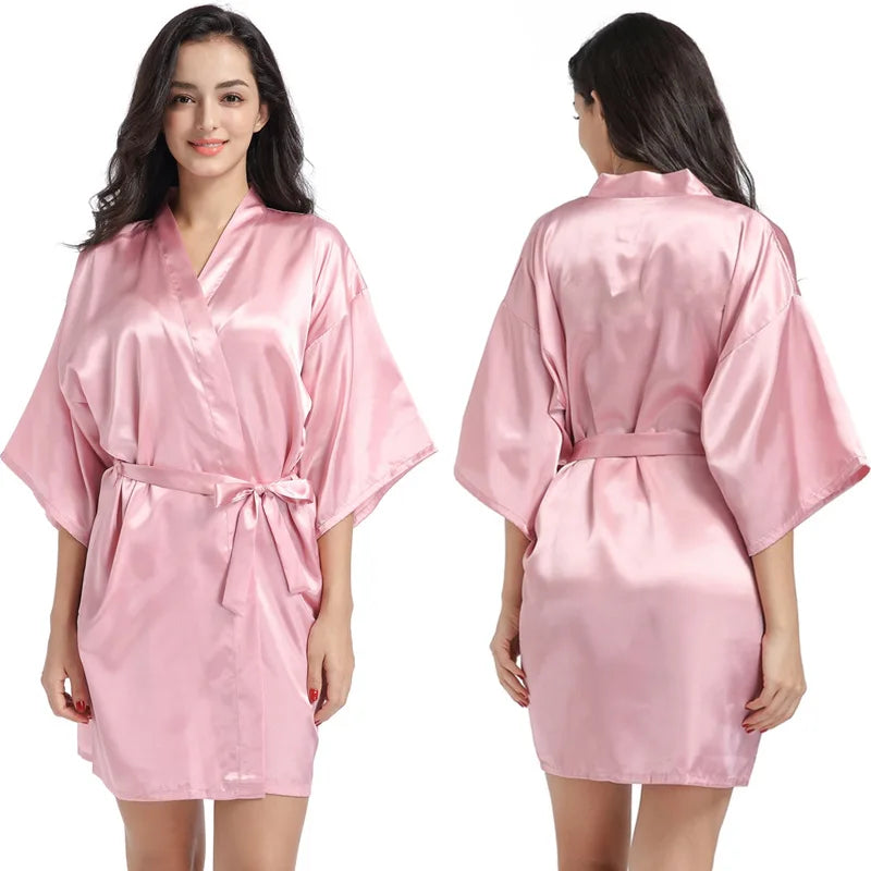 Silky Bridesmaid Satin Robes