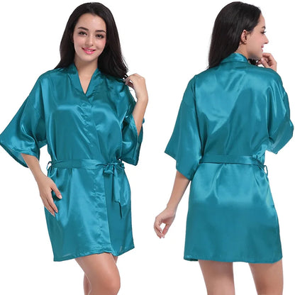 Silky Bridesmaid Satin Robes