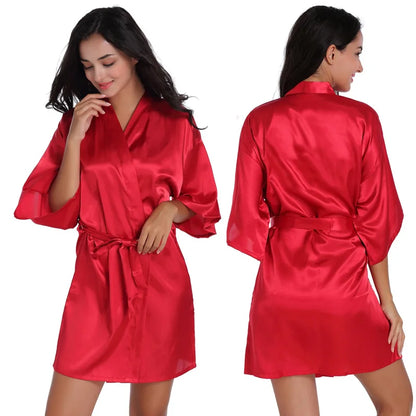 Silky Bridesmaid Satin Robes