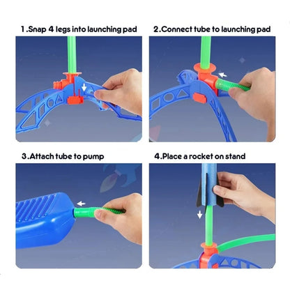 Jump Stomp Rocket Launcher Set