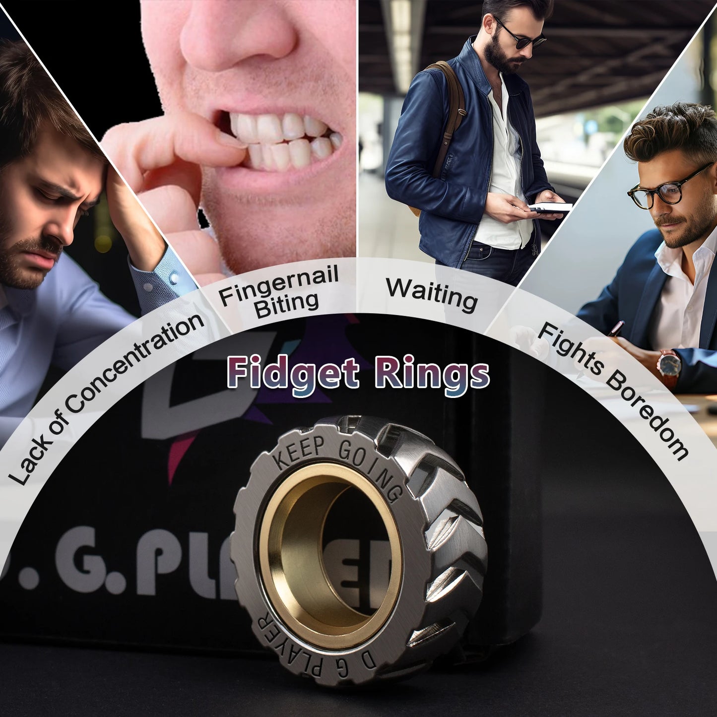 Magnetic Fidget Ring